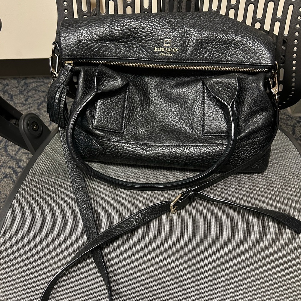 Kate Spade pebble medium flap bag